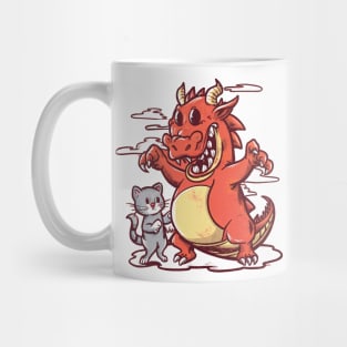 Kung Fu Dragon Fumble, Chinese Cartoon Style Mug